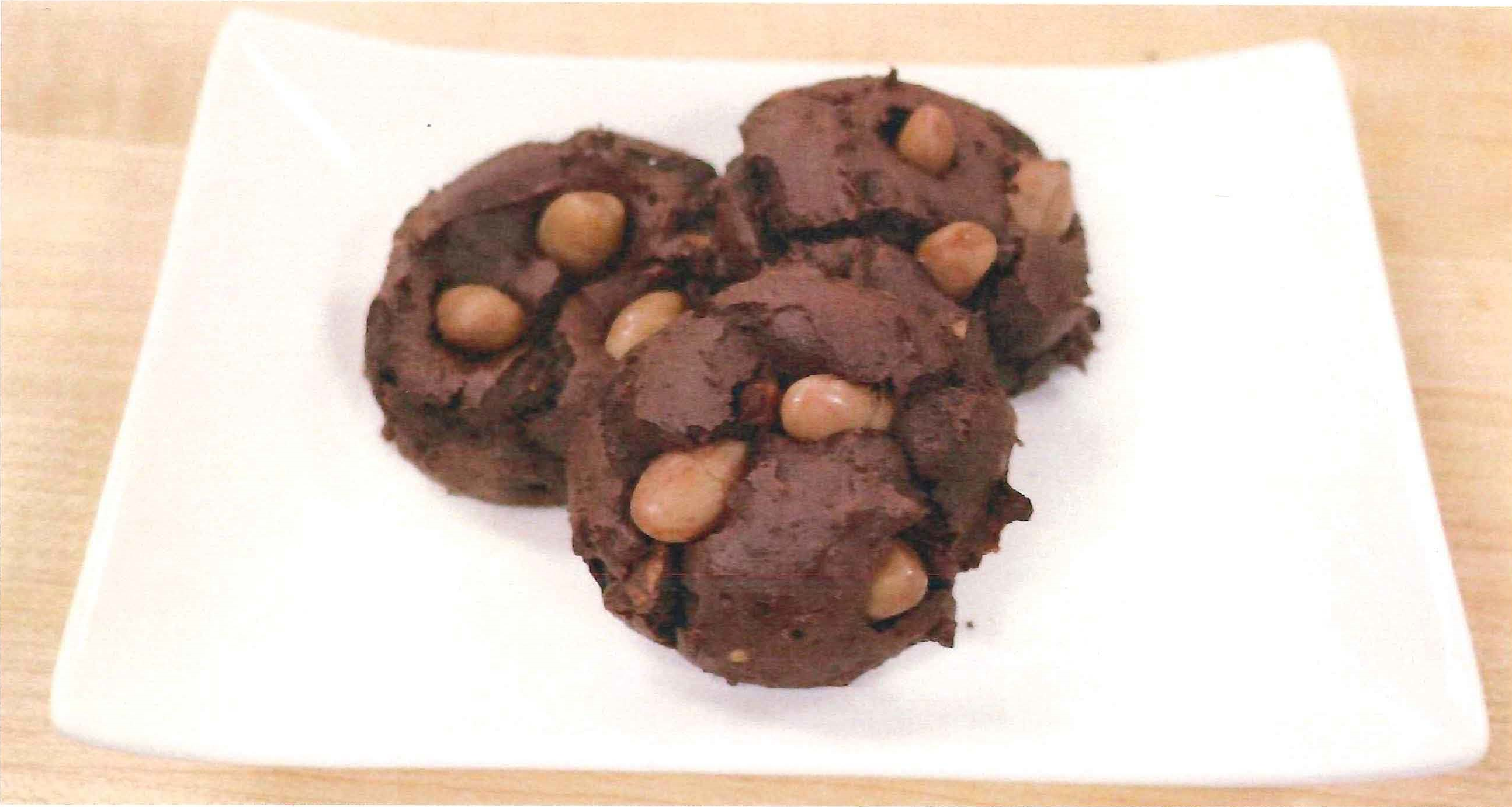 chocolate bean cookies pic