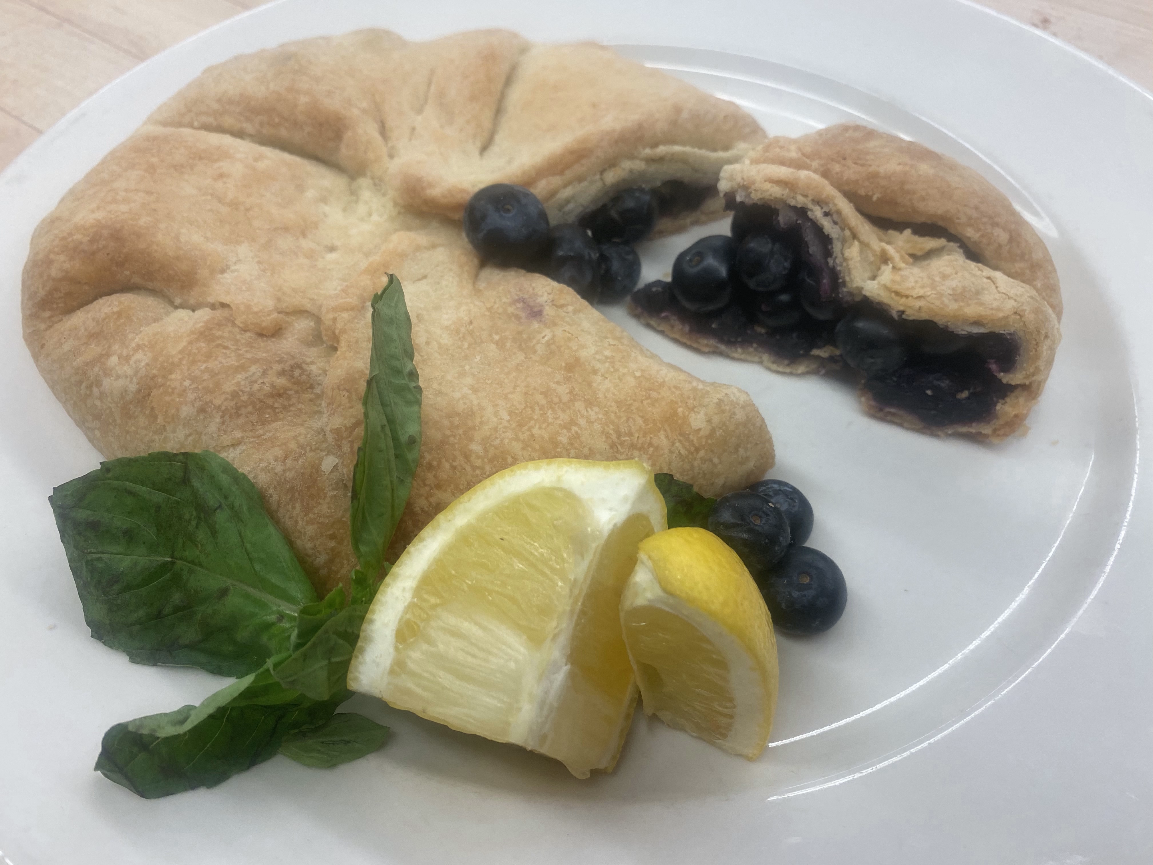 blueberry galette