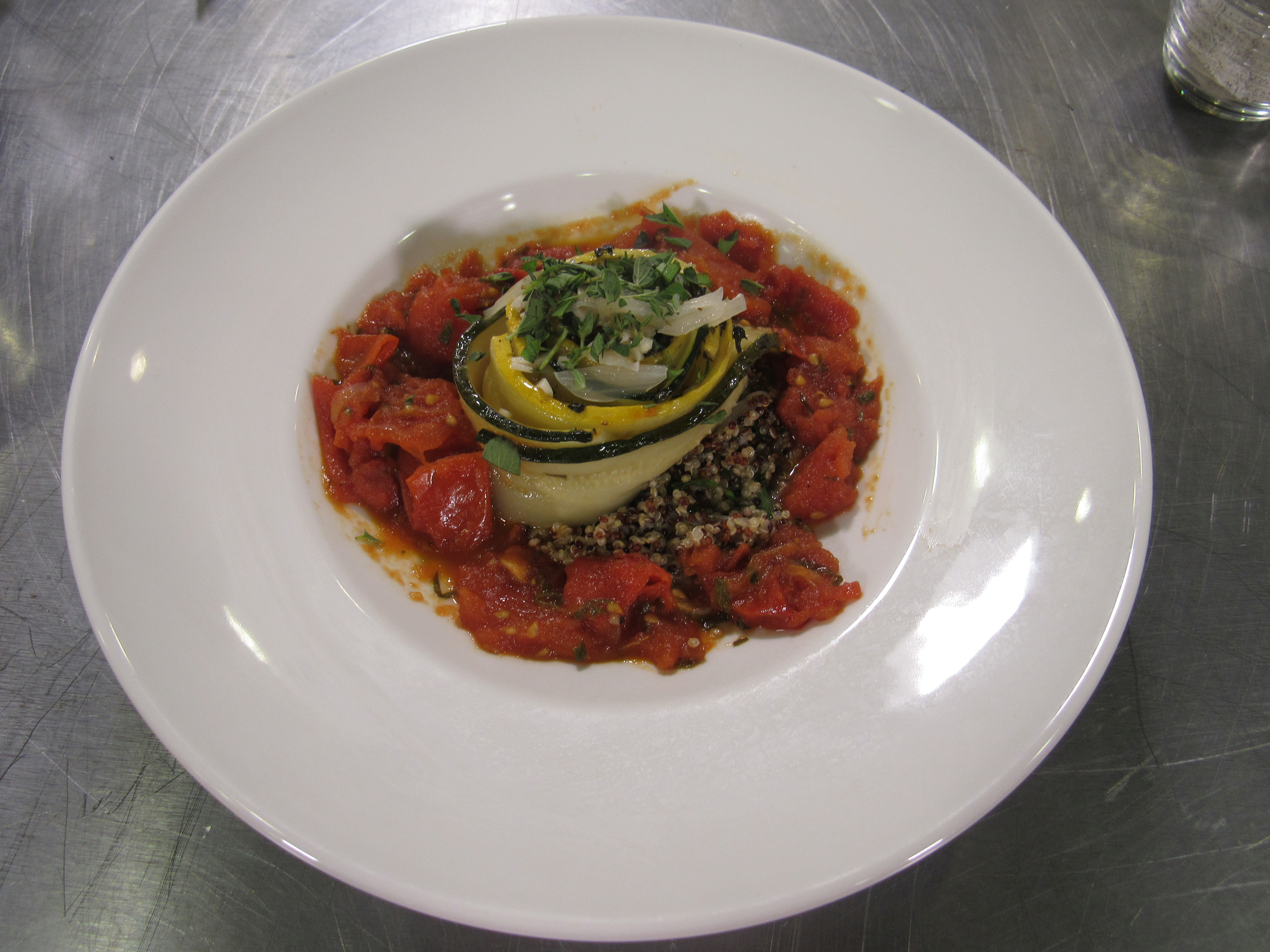 squash and zuchinni rosettes pic