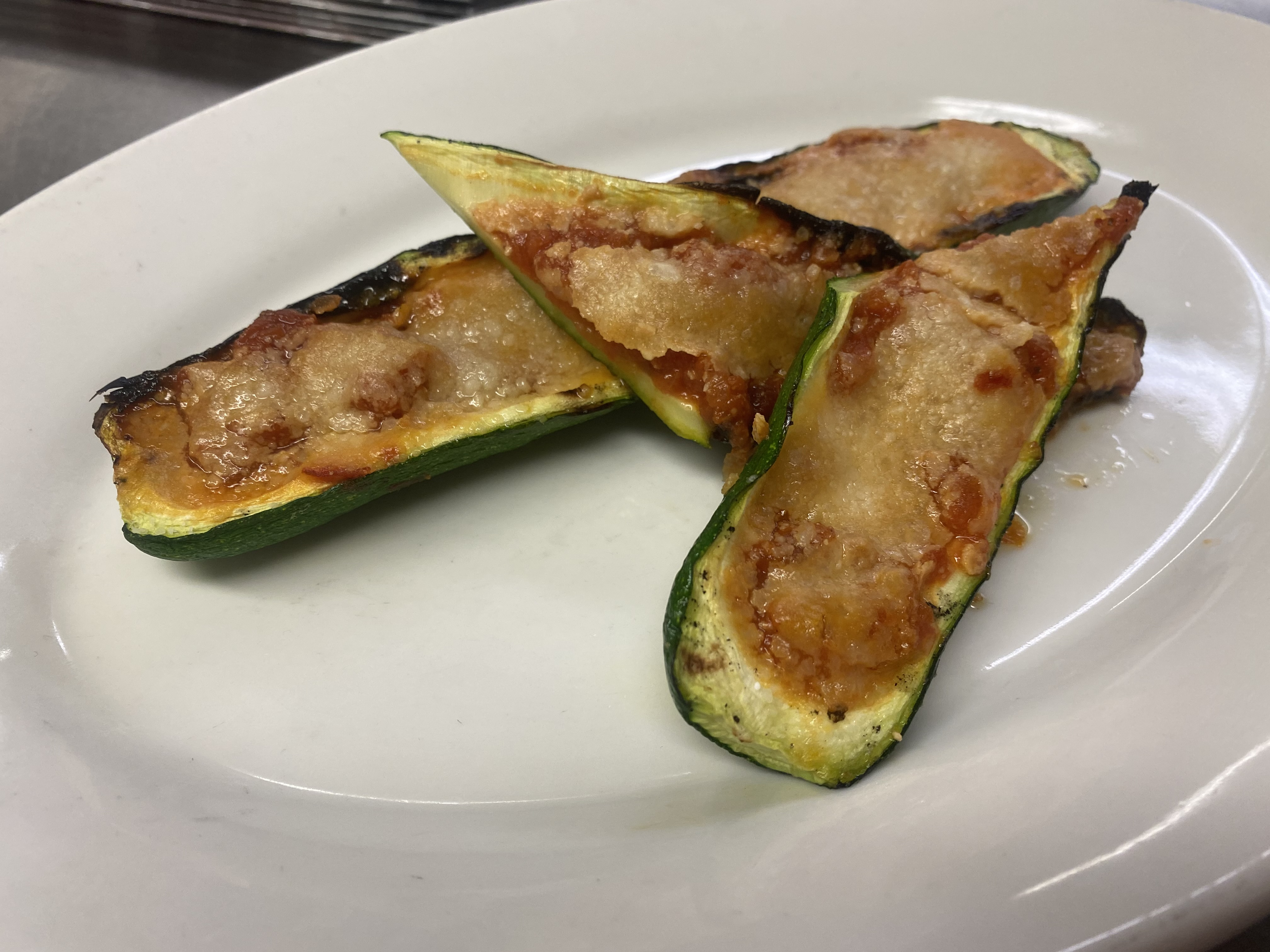 Zucchini Pizza Boats