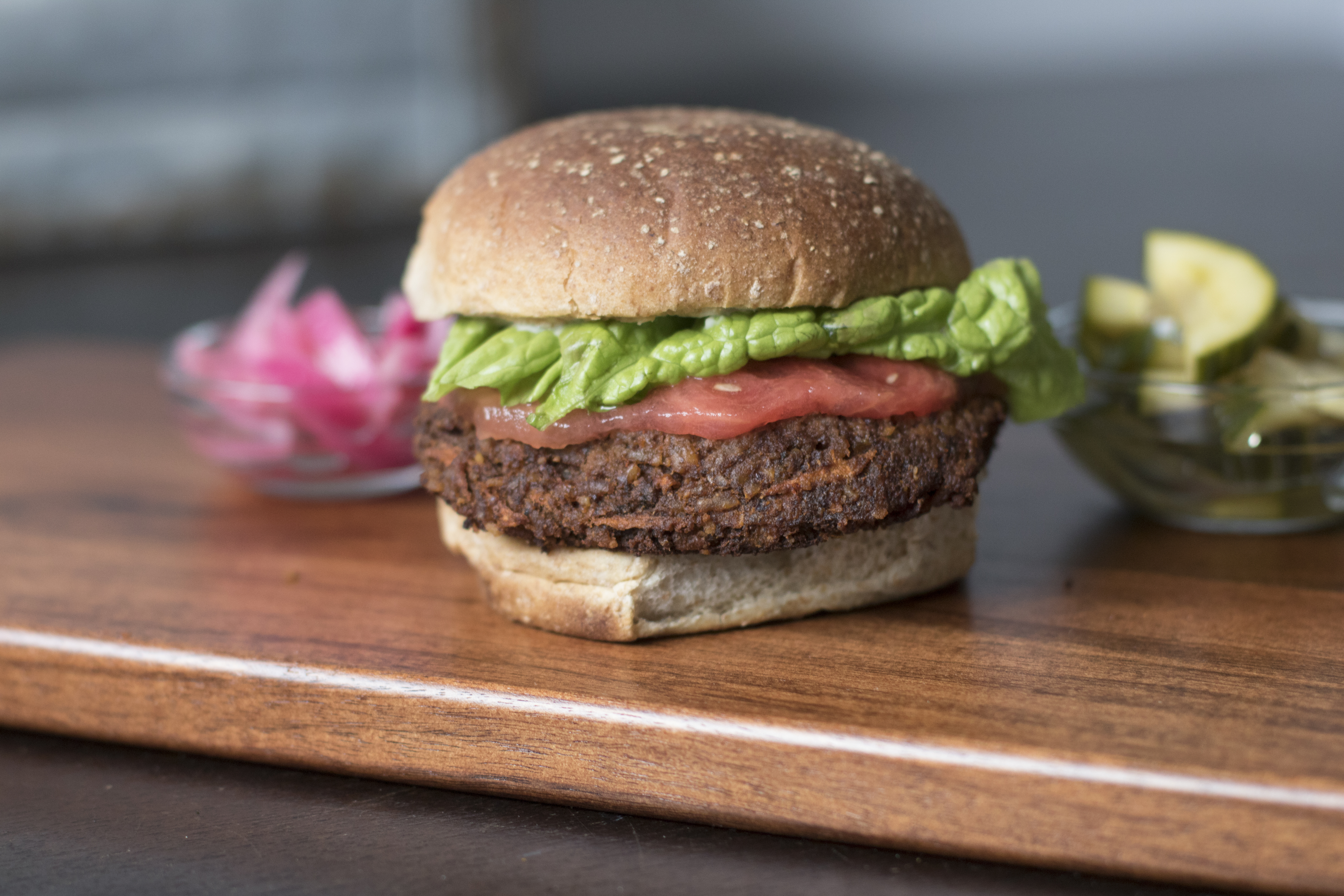 Berbere veggie burger