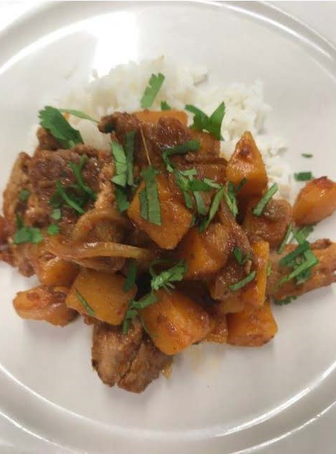 Thai Curry Pork and Butternut Squash