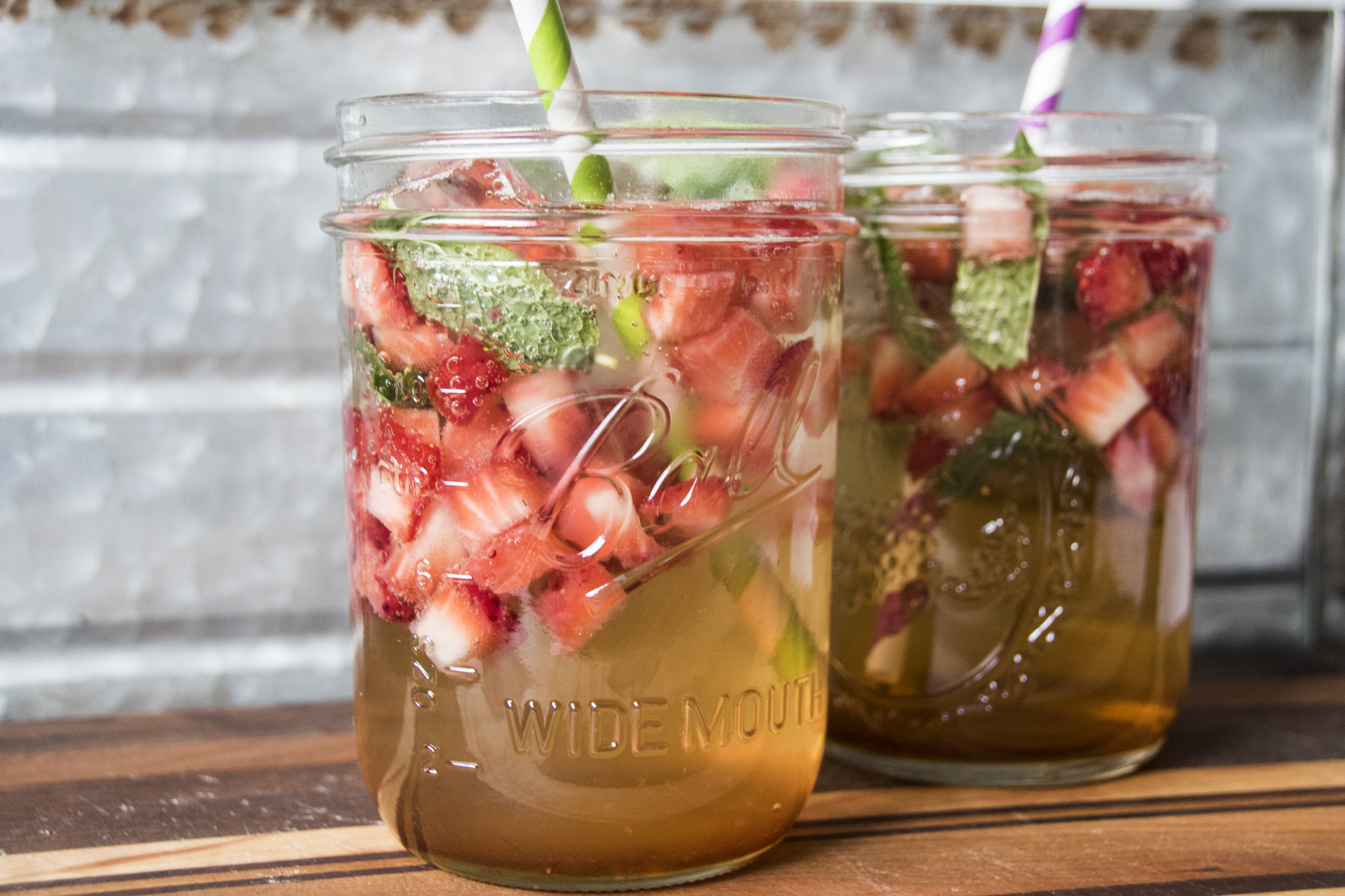 Strawberry Honey Mint Gazoz